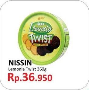 Promo Harga NISSIN Cookies Lemonia Twist 360 gr - Yogya