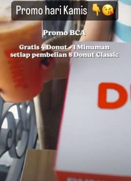 Promo Harga Promo Hari Kamis  - Dunkin Donuts