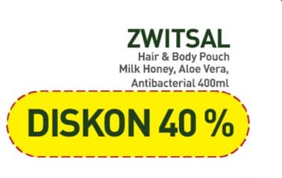 Promo Harga Zwitsal Natural Baby Bath 2 In 1 Kecuali Milk Honey, Kecuali Aloe Vera, Kecuali Antibacterial 400 ml - Hypermart