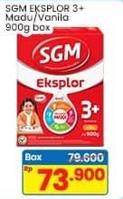 Promo Harga SGM Eksplor 3+ Susu Pertumbuhan Madu, Vanila 900 gr - Indomaret