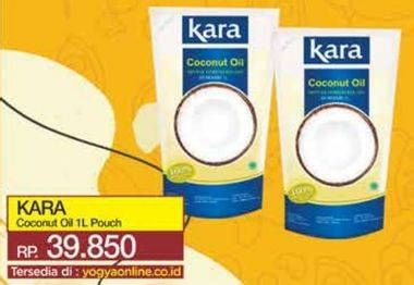 Promo Harga Kara Coconut Oil 1000 ml - Yogya