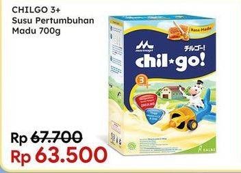 Promo Harga Morinaga Chil Go Bubuk 3+ Madu 700 gr - Indomaret