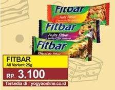 Promo Harga FITBAR Makanan Ringan Sehat All Variants 25 gr - Yogya
