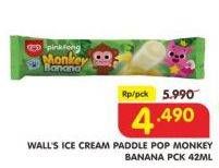 Promo Harga WALLS Monkey Banana Ice Cream 42 ml - Superindo