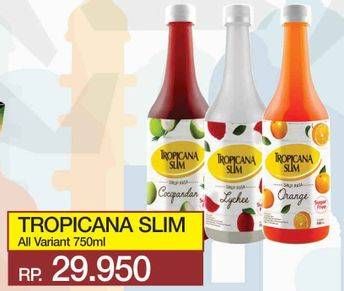 Promo Harga TROPICANA SLIM Syrup All Variants 750 ml - Yogya