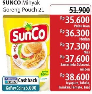 Promo Harga Sunco Minyak Goreng 2000 ml - Alfamidi