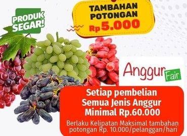 Promo Harga Anggur All Variants  - Lotte Grosir