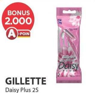 Promo Harga GILLETTE Daisy Plus 2 pcs - Alfamart