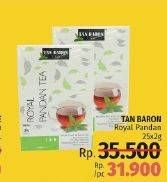 Promo Harga Tan Baron Teh Royal Pandan per 25 pcs 2 gr - LotteMart