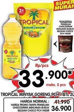TROPICAL Minyak Goreng botol/pouch 2000 mL