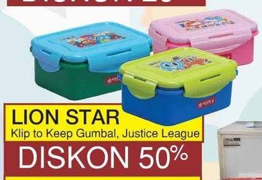 Promo Harga LION STAR Klip To Keep Gumbal, Justice League  - Yogya