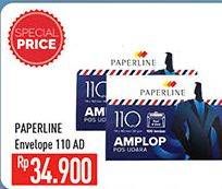 Promo Harga PAPERLINE Amplop 110 AD 100 pcs - Hypermart