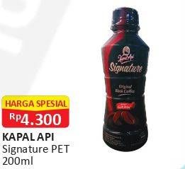 Promo Harga Kapal Api Signature 2 In 1 Kopi + Gula 200 ml - Alfamart