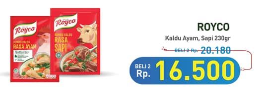 Promo Harga Royco Penyedap Rasa Sapi, Ayam 230 gr - Hypermart