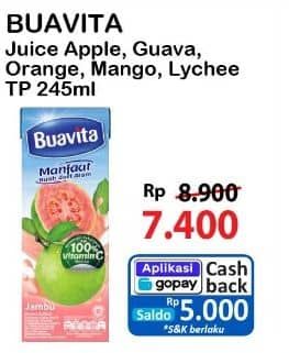 Promo Harga Buavita Fresh Juice Apple, Guava, Lychee, Mango, Orange 250 ml - Alfamart