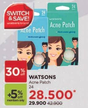 Promo Harga WATSONS Acne Patch All Variants 24 pcs - Watsons