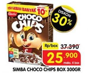 Promo Harga Simba Cereal Choco Chips 330 gr - Superindo