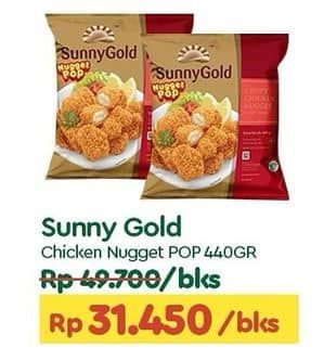 Promo Harga Sunny Gold Chicken Nugget Pop 440 gr - TIP TOP