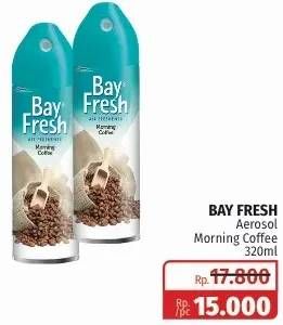 Promo Harga BAYFRESH Air Freshener Morning Coffee 320 ml - Lotte Grosir