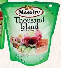 Promo Harga MAESTRO Salad Dressing Thousand Island 180 gr - Yogya
