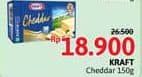 Promo Harga Kraft Cheese Cheddar 160 gr - Alfamidi