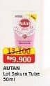 Promo Harga Autan Lotion Anti Nyamuk Sakura 50 ml - Alfamart