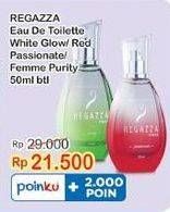 Promo Harga Regazza Eau De Toilette White Glow, Red Passionate, Green Purity 50 ml - Indomaret