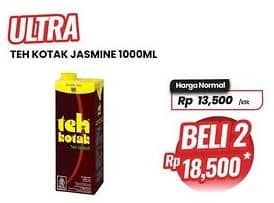 Promo Harga Ultra Teh Kotak Jasmine 1000 ml - Carrefour