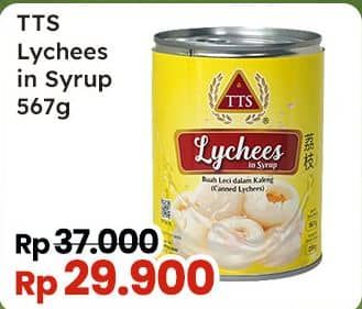 Promo Harga TTS Lychees In Syrup 567 gr - Indomaret