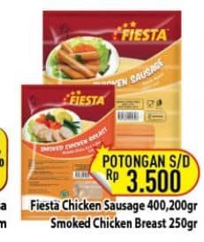 Promo Harga Fiesta Sausage/Fiesta Smoked Chicken Breast   - Hypermart