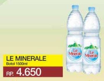 Promo Harga Le Minerale Air Mineral 1500 ml - Yogya