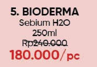 Promo Harga BIODERMA Sebium H20 250 ml - Guardian