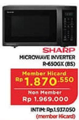 Promo Harga SHARP R-650 GX Microwave BS  - Hypermart