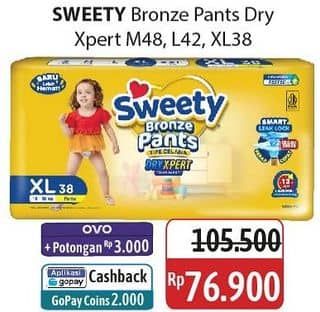 Promo Harga Sweety Bronze Pants Dry X-Pert XL38, L42, M48 38 pcs - Alfamidi