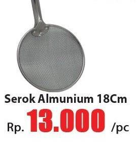 Promo Harga Serok Alumunium 18cm  - Hari Hari