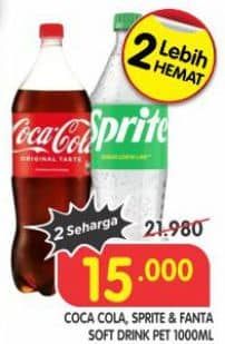 Promo Harga Coca Cola, Fanta, Sprite  - Superindo