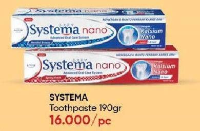Promo Harga Systema Toothpaste 190 gr - Guardian