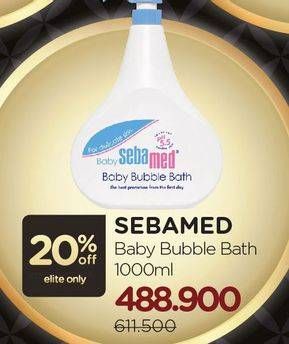 Promo Harga SEBAMED Baby Bubble Bath 1000 ml - Watsons