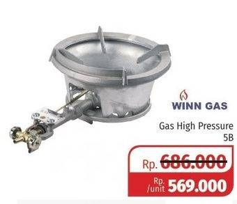Promo Harga WINN GAS Kompor Gas High Pressure 5B  - Lotte Grosir