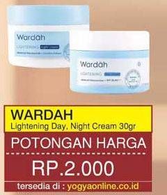 Promo Harga WARDAH Lightening Day / Night Cream  - Yogya