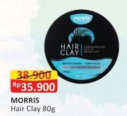 Promo Harga MORRIS Hair Clay 80 gr - Alfamart