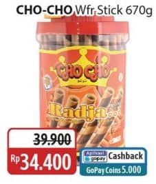 Promo Harga Cho Cho Wafer Stick Radja 670 gr - Alfamidi