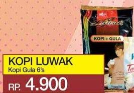 Promo Harga Luwak Kopi + Gula per 9 sachet 25 gr - Yogya