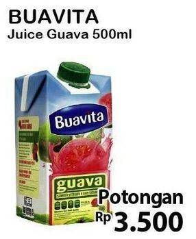 Promo Harga BUAVITA Fresh Juice Guava 500 ml - Alfamart