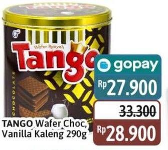 Promo Harga Tango Wafer Vanilla Milk, Chocolate 300 gr - Alfamidi