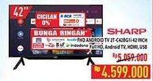 Promo Harga Sharp 2T-C42BG1i | Full HD Android TV 42"  - Hypermart