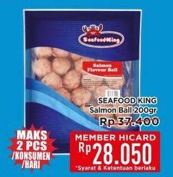 Promo Harga Seafood King Salmon Ball 200 gr - Hypermart