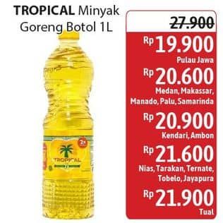 Promo Harga Tropical Minyak Goreng 1000 ml - Alfamidi