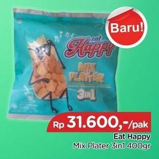 Promo Harga EAT HAPPY Mix Plater 3in1 400 gr - TIP TOP