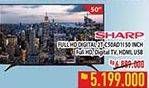 Promo Harga SHARP 2T-C50AD1i Full-HD 50"  - Hypermart